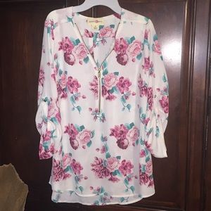 Dressy Flowered Shirt